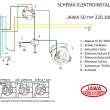 Elektrick schma na Jawa 50 typ 20, 21. - 30W -